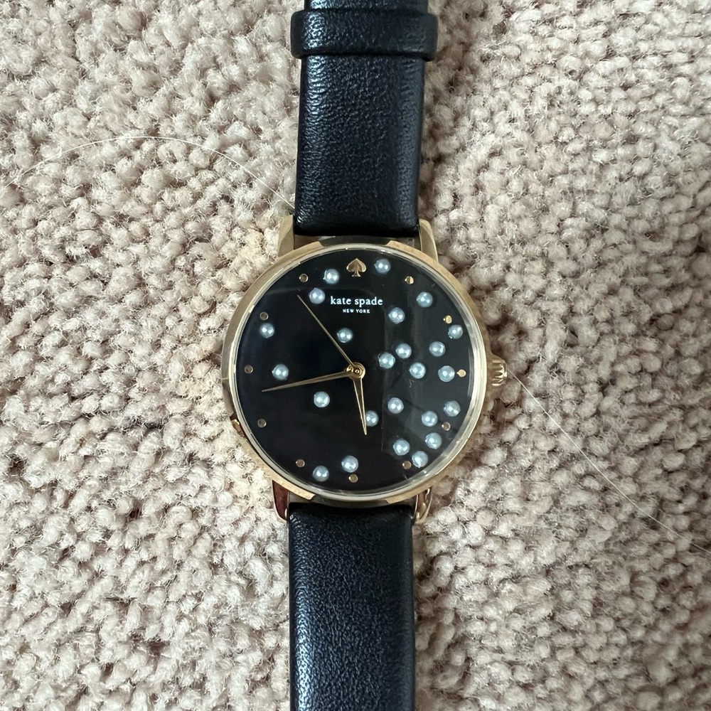 Kate spade watch with pearl dots